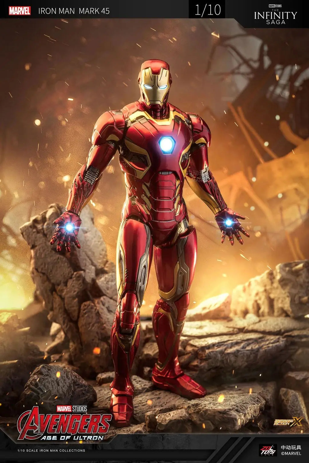 ZDTDS Original Iron Man MK37 Hammerhead MK12 MK38 Igor MK9 Iron Patriot War Machine legends Avengers Action Figure Collect Toy