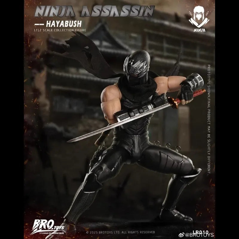 In Stock Original Bro Toys LR 010 LR-010 Ninja Gaiden Hayabusa Ryu Ninja Hayabusa Action Figure 1/12 Toy Collection Gift