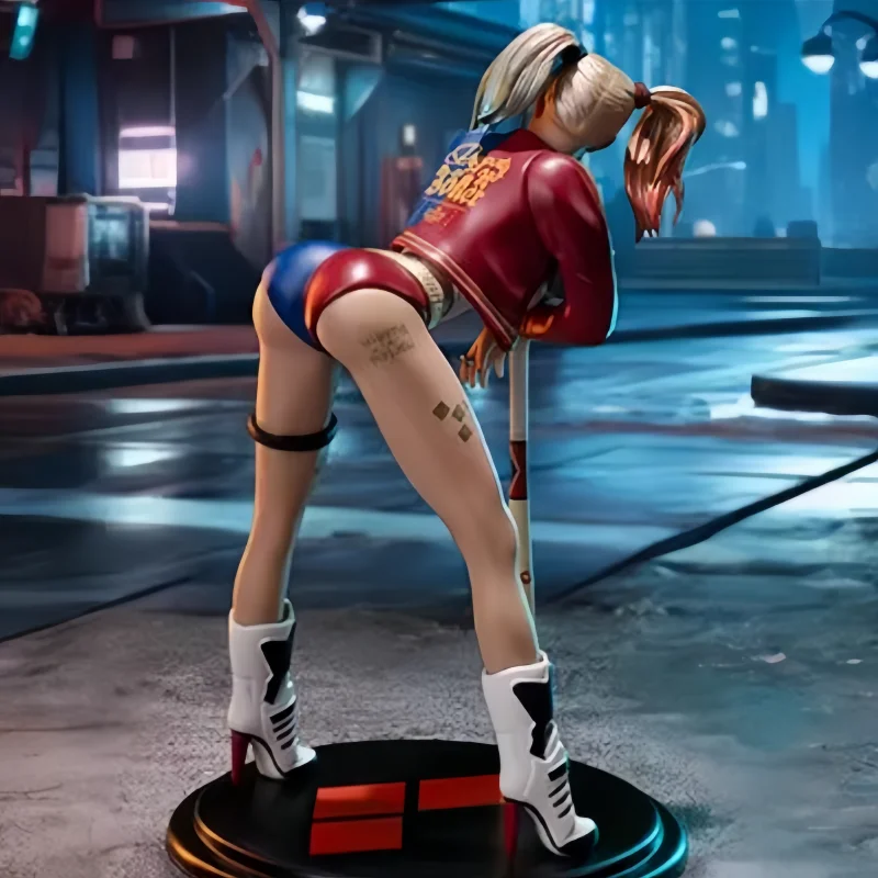 Genuine Principal Gu Dc Suicide Squad Harleen Quinzel Motorcycle Action Figure Model Ornaments Collectible