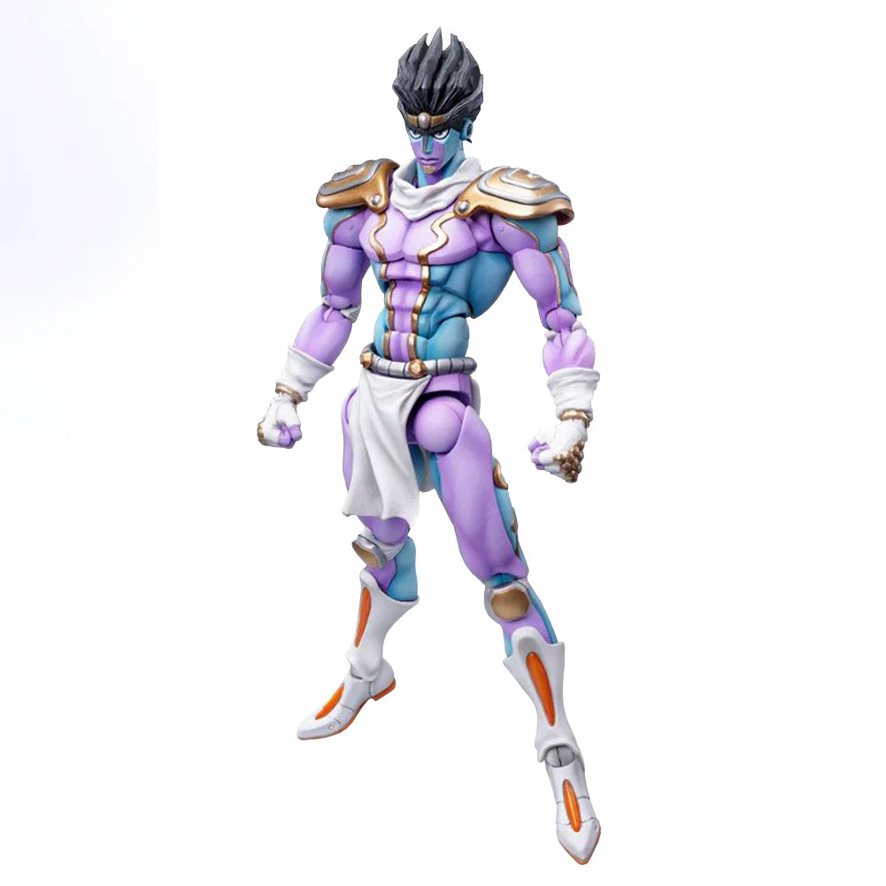 17cm Anime JoJo Figure Purple Star Platinum Action Figure star platinum figure Removable Statue Standing Model Ornament Toy Gift