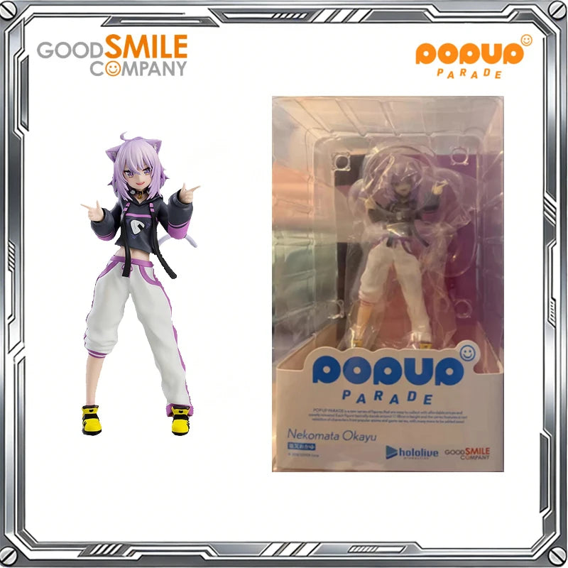 Good Smile Original POP UP PARADE hololive Anime Akai Haato Ookami Mio Aqua Sakamata Chloe Houshou Marine Action Figures Gift