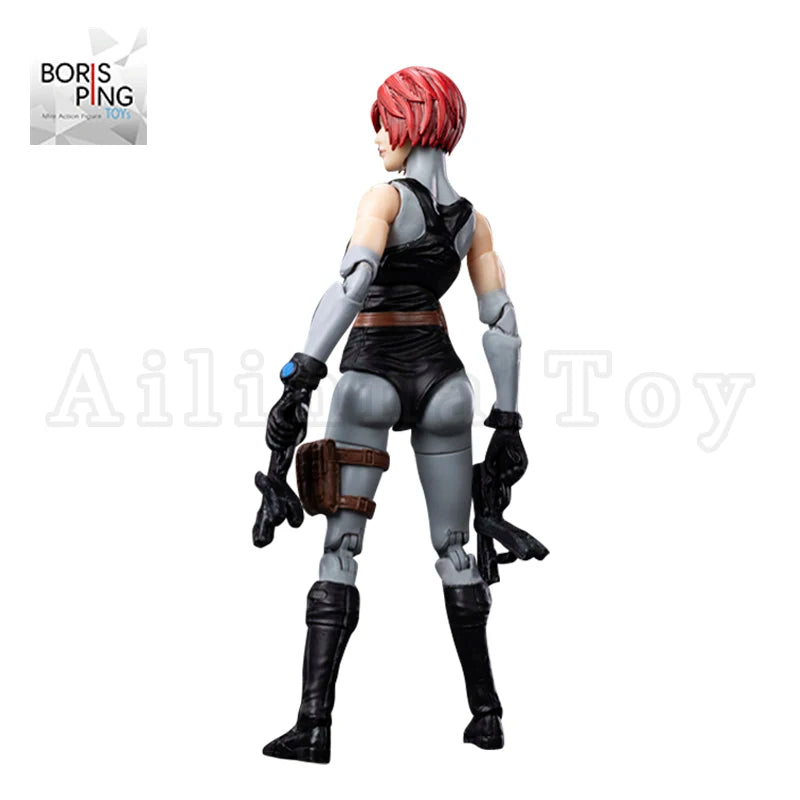 Boris Ping Toys AK18 Series 1/18 Action Figure Wave 2 Agent Wang and Avina (Standard) Anime Model
