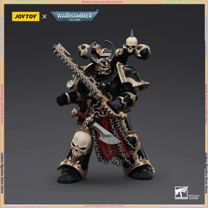 JOYTOY Dark Source Warhammer 40K Black Legion Warmaster Abaddon & Chosen Warriors 1:18 Figure Set Q1 2026