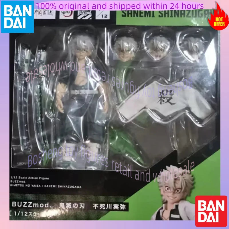 Original Aniplex BuzzMod Demon Slayer Kimetsu no Yaiba Sanemi Shinazugawa 1/12 In Stock Anime Collection Figures Model Toys