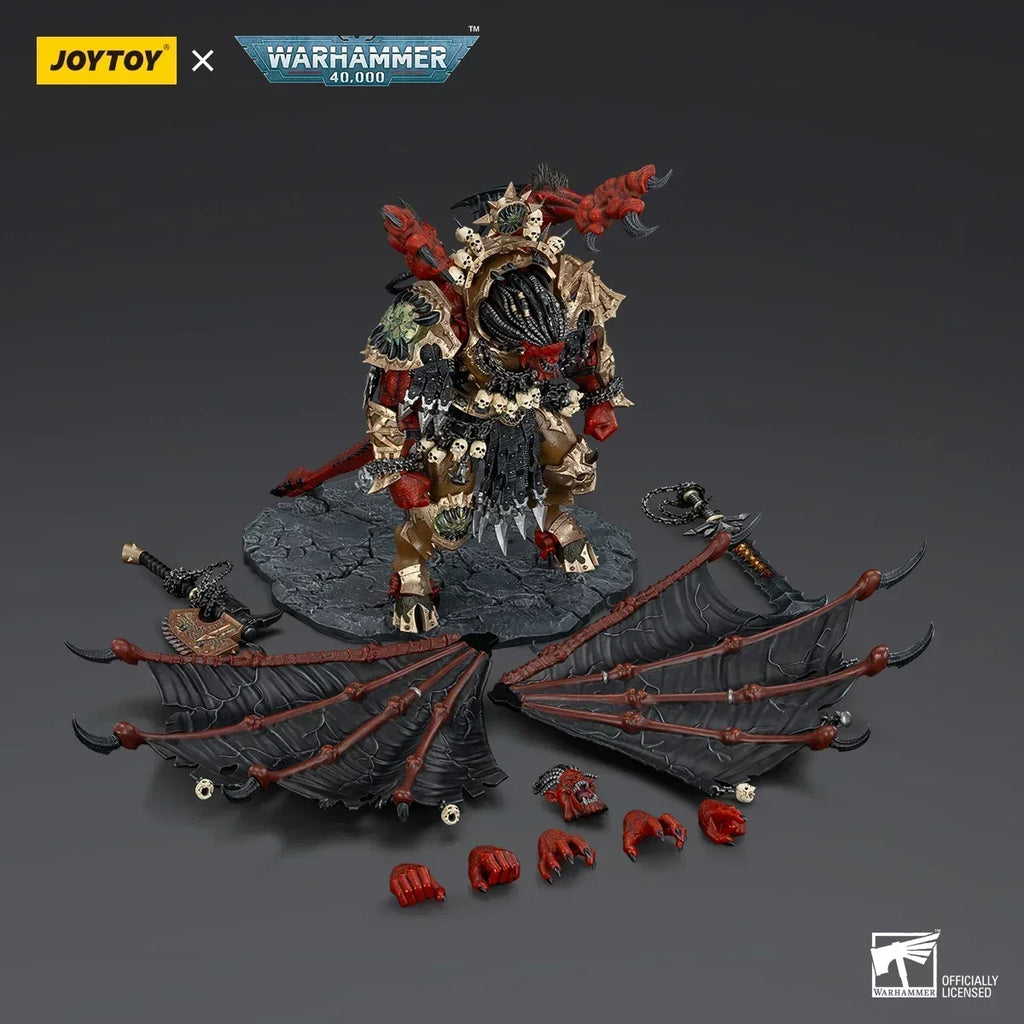 JOYTOY Warhammer 40K World Eaters Action Figure Angron Daemon Primarch of Khorne Anime Joint Movable Collection Model Toys Gifts