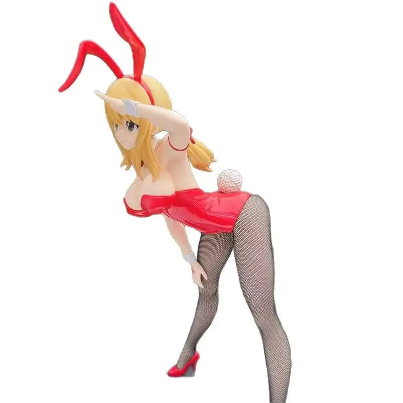 38CM FAIRY TAIL B-STYLE Lucy Heartfilia Bunny ver Mädchen Figur Hart-PVC Spiel Statue Anime Modell Action Erwachsene Puppe Spielzeug Geschenke