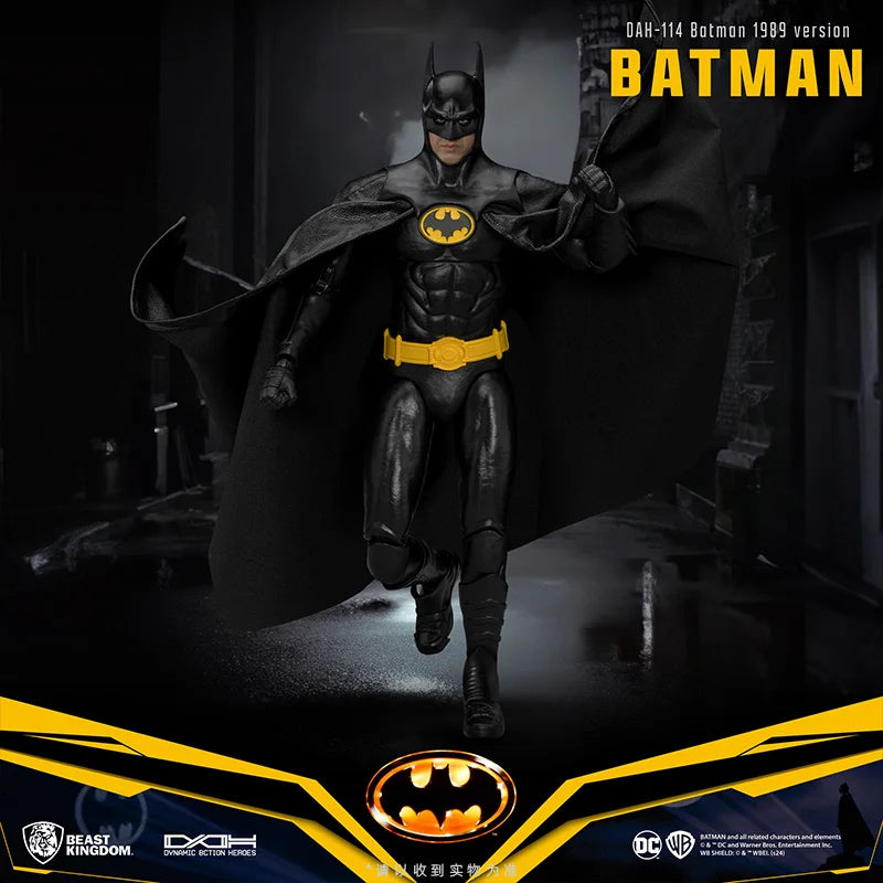 Dc Figures Beast Kingdom Bell Keaton Pattinson Clooney Batman Action Figurebatman Figure Dc Action Figures Model Gift Original