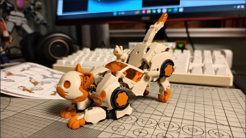 52toys Beastbox Bd-16 Fickle Step Umwandlung in Mecha und Würfel Actionfigur Roboter Montagemodell Sammlerspielzeug Geschenke