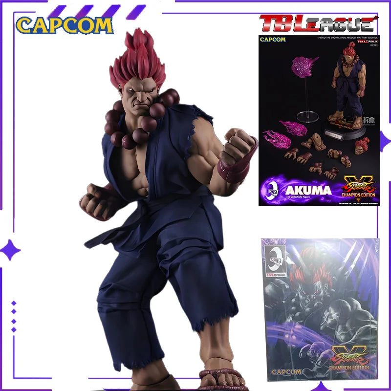 ICONIQ STUDIO TBLEAGUE Original Street Fighter AKUMA Ghost 1/6 Genuine Movable Doll Finished Model Handmade Model Play Gift