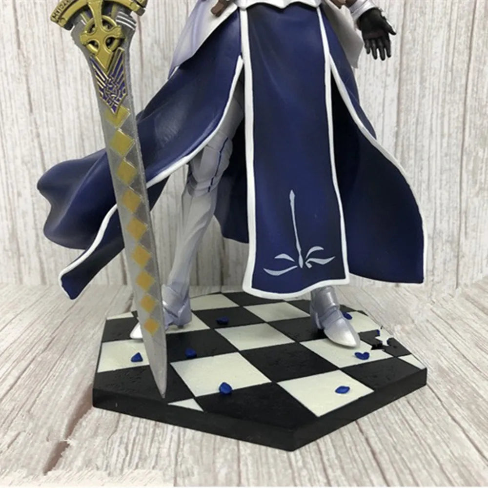 Anime Fate Grand Order Saber Arthur Pendragon with Excalibur 1/8 Scale PVC Action Figure Collection Model Kids Toys Doll 24cm