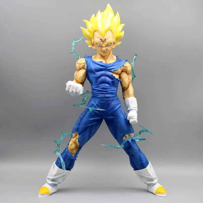 45cm Anime Vegeta Dragon Ball Figures GK Super Majin Vegeta Action Figures PVC Collection Statue Model Toys Decoration Doll Gift