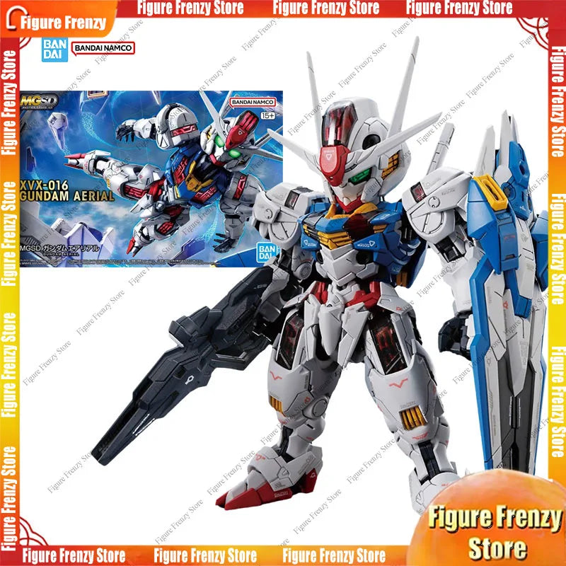Spot SaleIn Stock Genuine Bandai Gundam Mol Kit MGSD XVX-016 Gundam Aerial Anime Action Figure Collection Assembly Mol Boy Toys