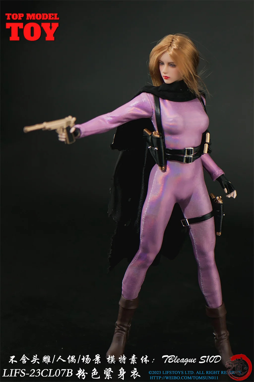 LIFS23CL07 1/6 Jumpsuit Laser Leather Tight Fitting Clothes Model Fit 12'' TBL PH S10D Female Soldier Action Figure Body Dolls