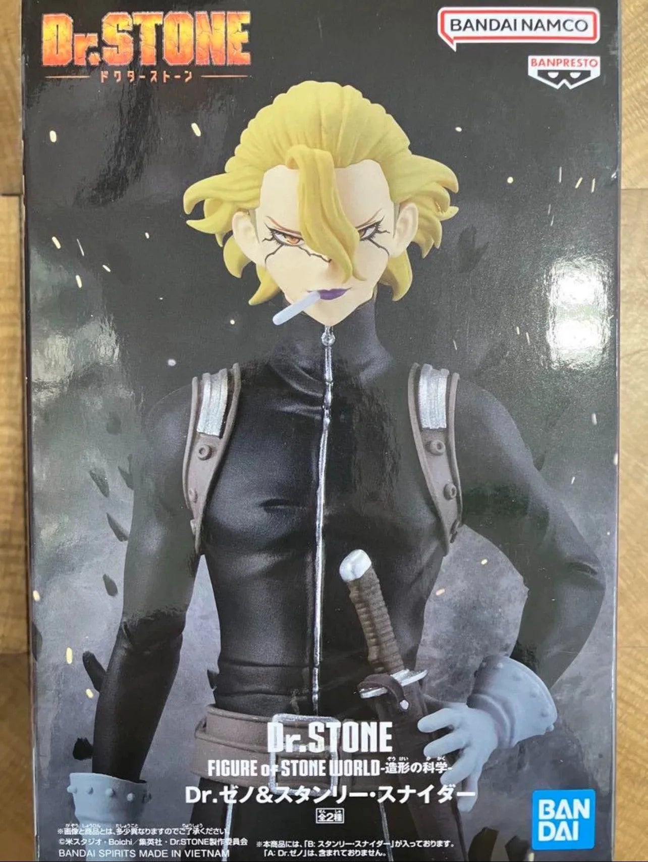 Banpresto BANDAI Dr.STONE Stanley Snyder  Dr. Xenon 2 types In Stock Original Anime Figure Model Genuine Boxed Toy