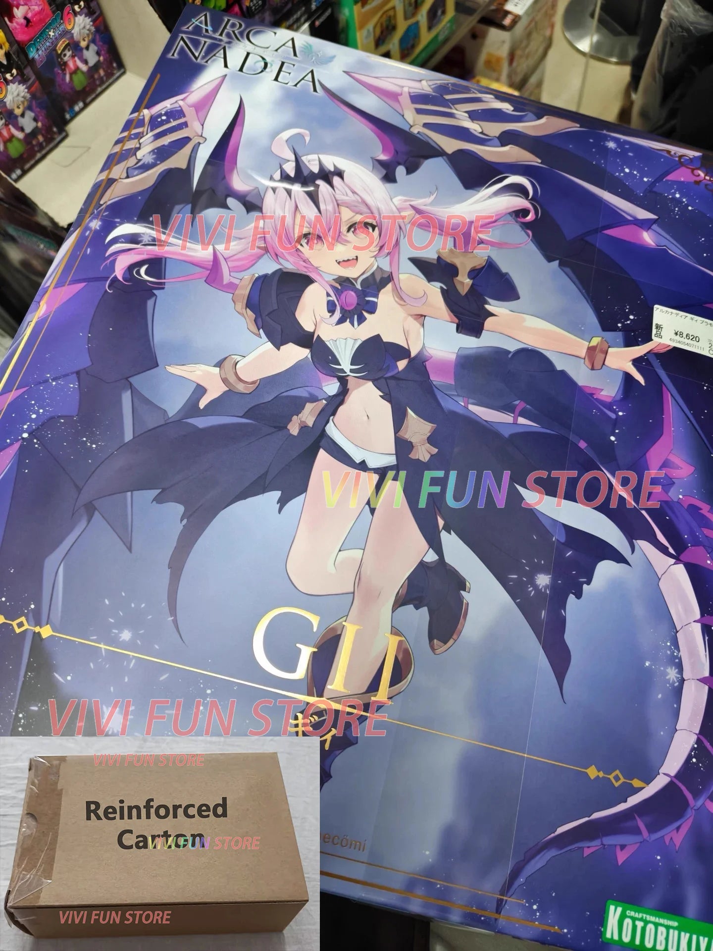 In Stock Originate Kotobukiya AR014 GII ARCA NADEA Assembly Model Toys Dragon girl Mobile Suit Girl BOX Reinforced