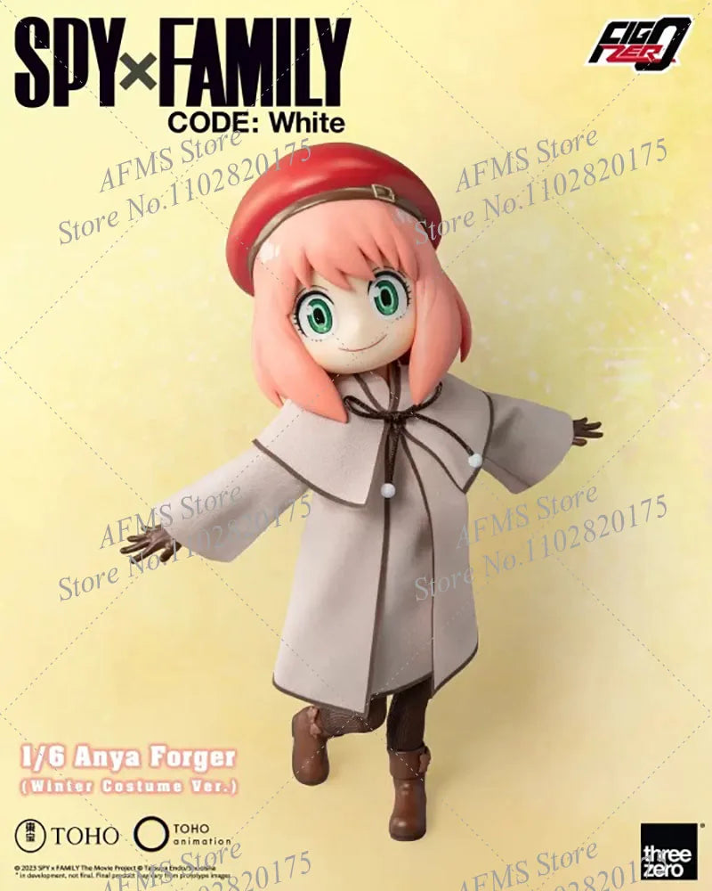 Threezero 3A 3Z07810M0 1/6 Scale Collectible Figure Anya Forger Kawaii Anime Girl 12" Full Set women Soldier Action Figure Toy