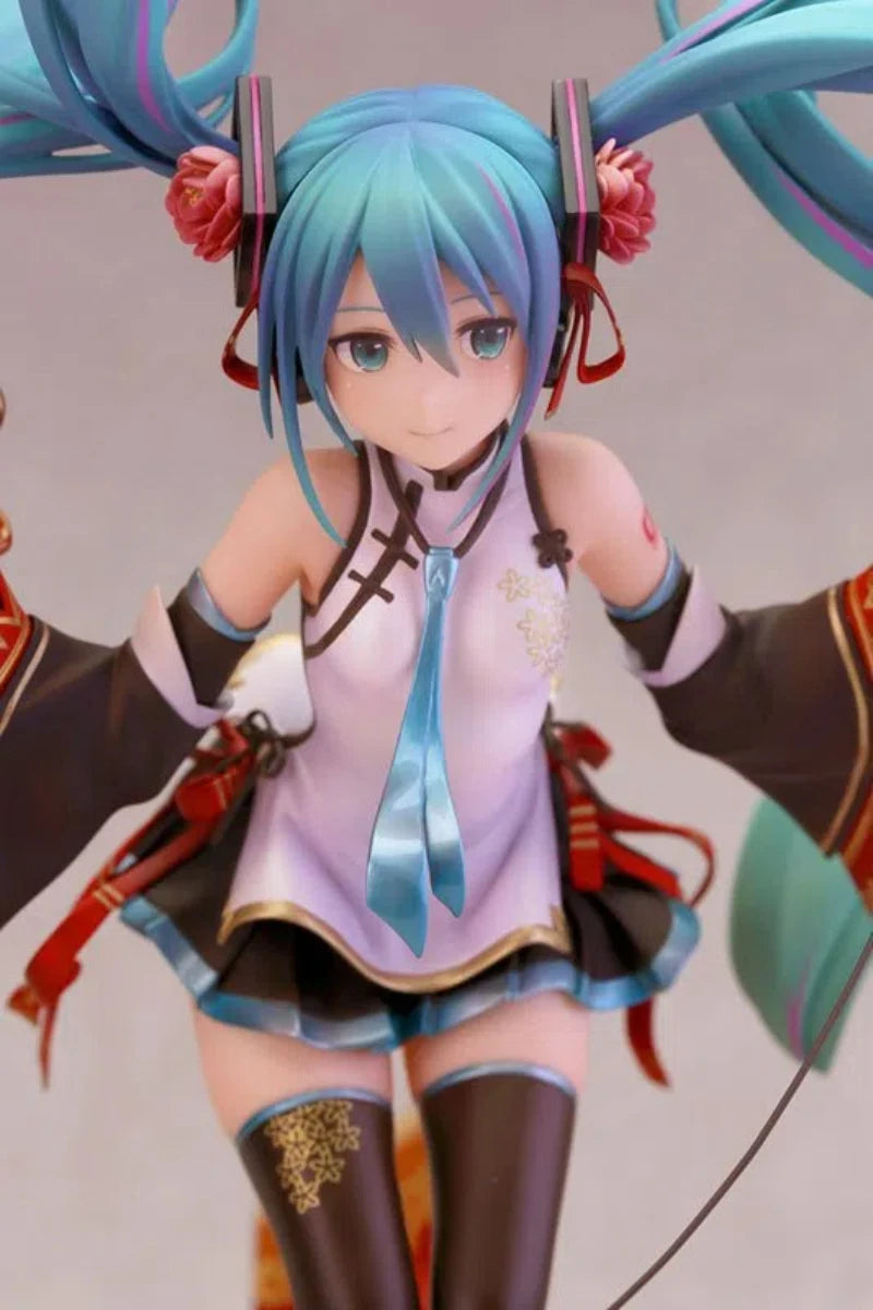 Concert Scene Hatsune Miku kawaii Standing posture Action Figure PVC Model statue Desk Decor Toys Doll Collection Gifts boxed