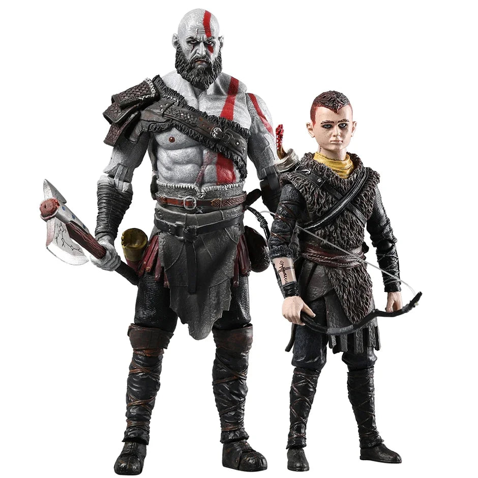 God of War Kratos Atreus Action Figure PVC Toys Collection Model Doll