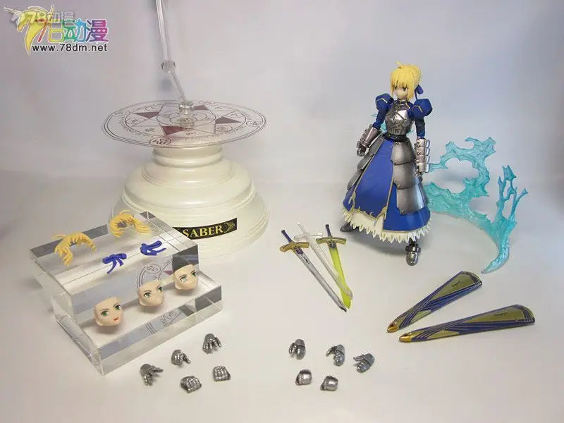 BANDAI Original Superalloy Fate Series Gilgamesh\Saber Anime Action Figure Model Toys Movable Model Ornaments Gifts for Boys