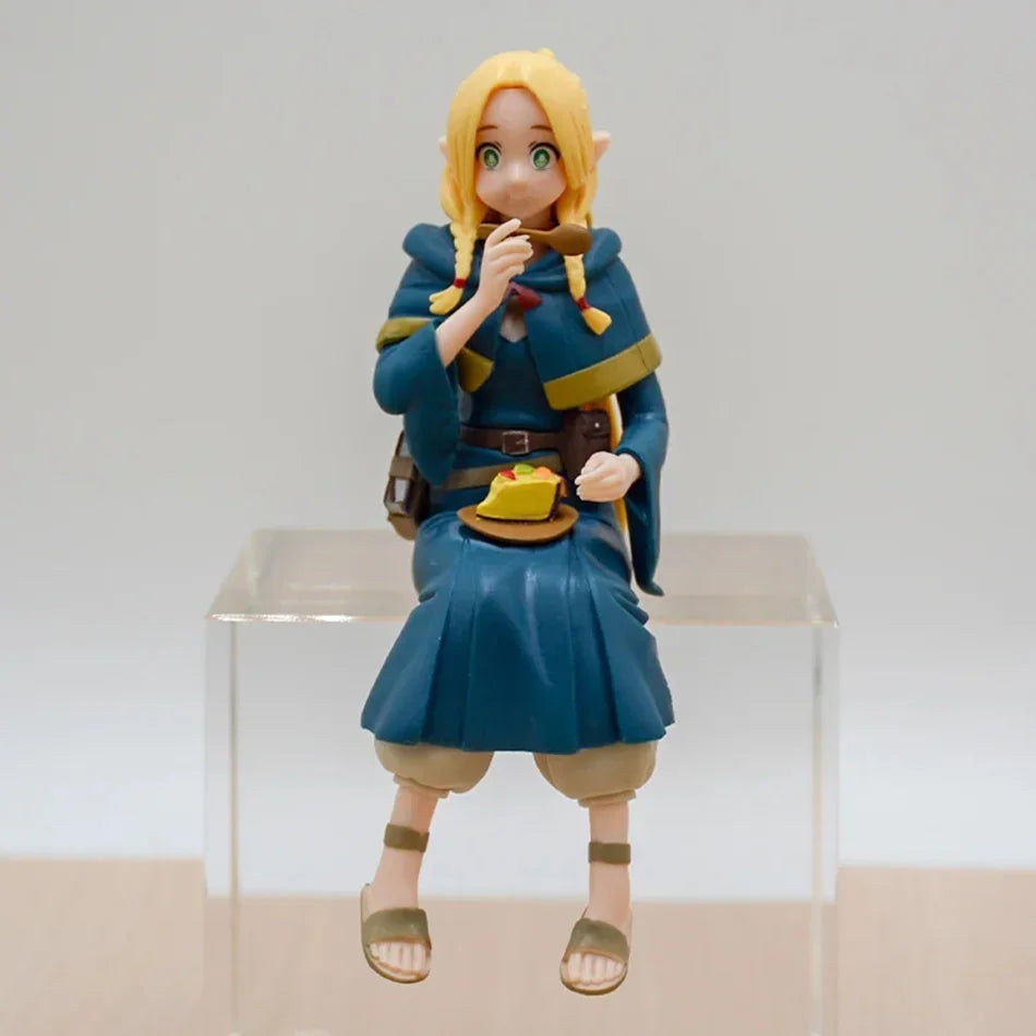 In stock Anime Figure Delicious in Dungeon Marcille Donato - Action Model Laios Touden Noodle Stopper Figurine Toy Collectible