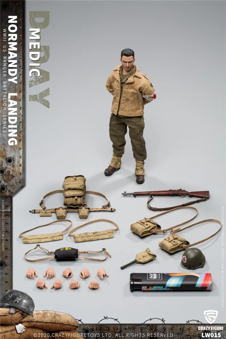 [Shipping Quickly] High Quality 1/12 Male Warrior Crazy Figure LW011-018 Full Set 6inch Action Figure Model Toys Collectible