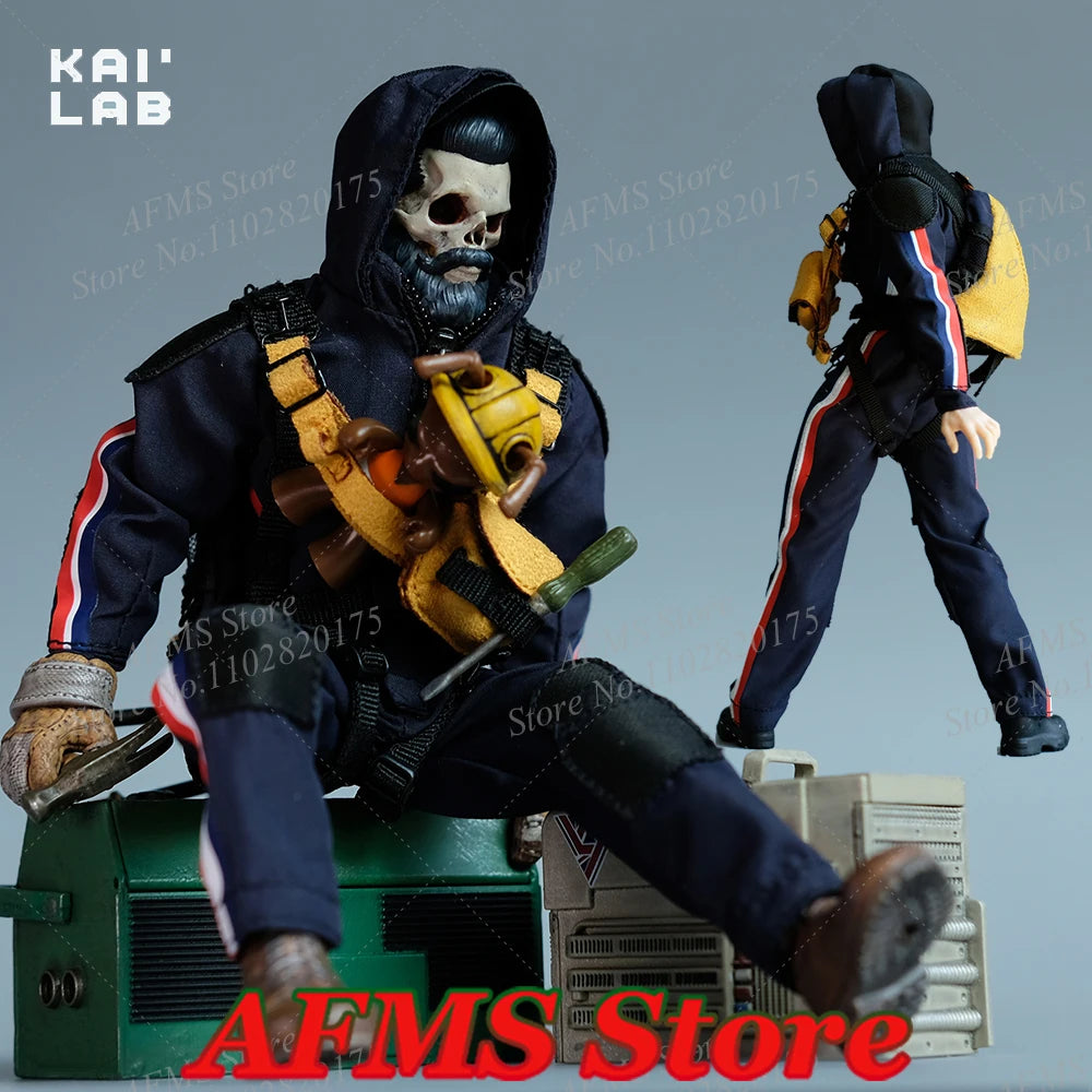 KAI LAB 1/12 Scale Collectible Figure Jumpsuits Chest Bag Backpack Death Stranded Courier Work Clothes Fit 6" Action Figure Doll