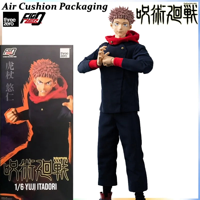 Threezero Genuine FigZero Series ‌Jujutsu Kaisen Yuji Itadori‌ Megumi Fushiguro Nobara Kugisaki‌  Anime Action Figures Model Toy
