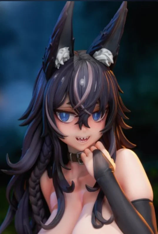 In Stock Original Lovely Little Red Riding Hood and The Wolf Girl 21cm Anime Detachable Goddess Figure Statue Ornaments