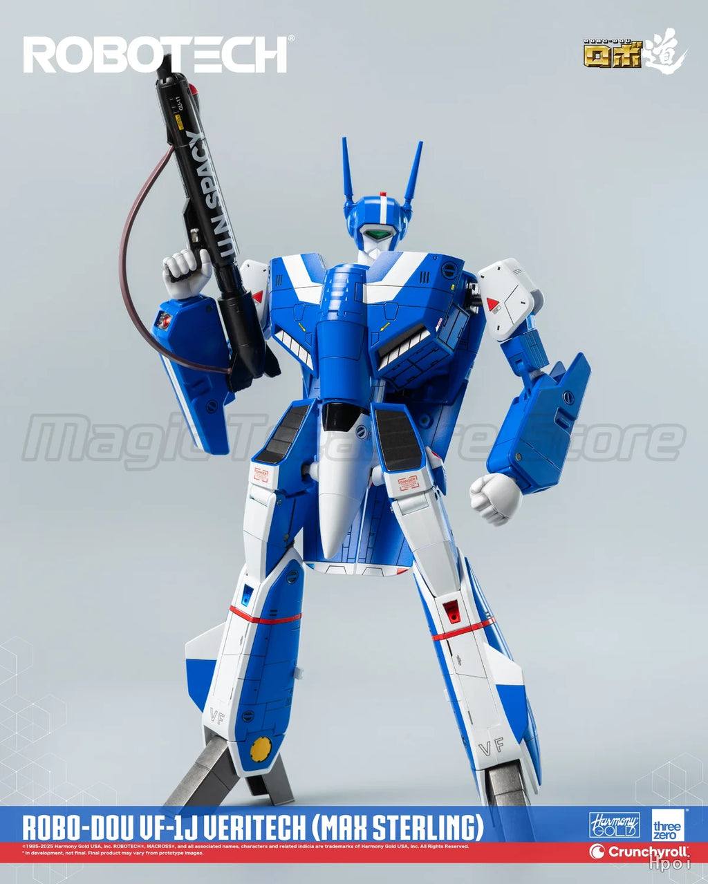 【MT】Threezero ROBO Robotech DOUUF-1J UERITECHMAH STERLING Action Figure Toy Model Collection