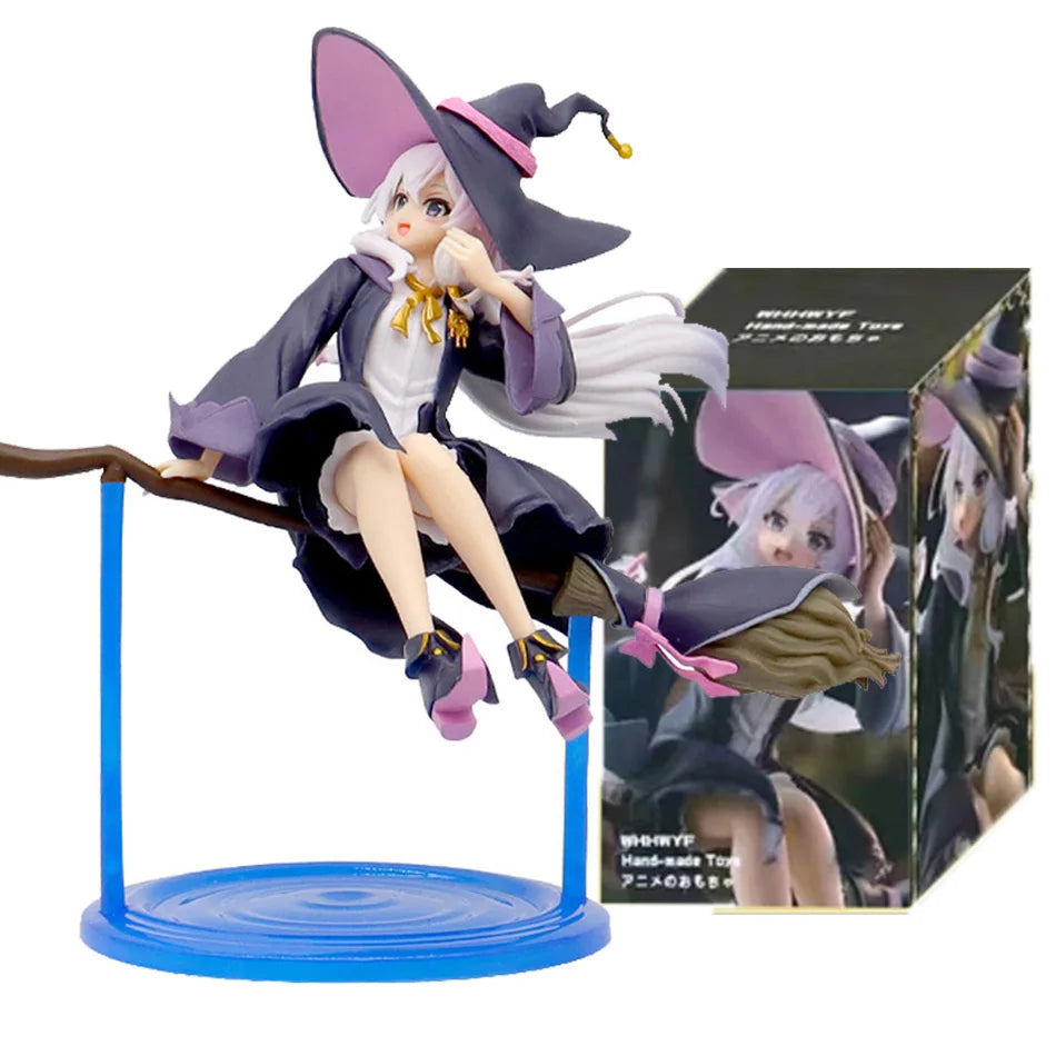 Anime Actionfigur Modell Spielzeug Geschenk Fliegende Hexe Hexenreise Sitzend auf Besen Kunststatue Spielzeug für Kinder Geschenk