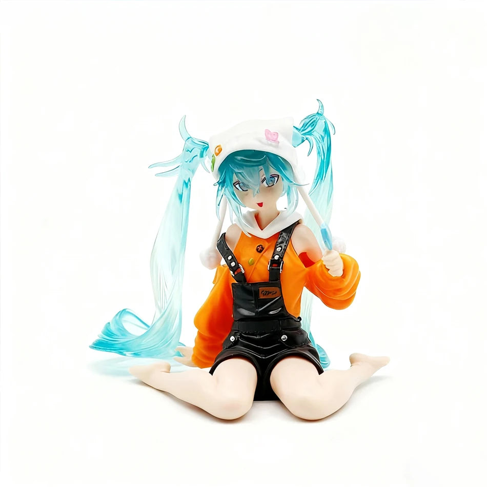 Anime Hatsune Miku Doll Model Cartoon Cute Kawaii Toys PVC Model Action Figures Car Dashboard Decoration Holiday Gift