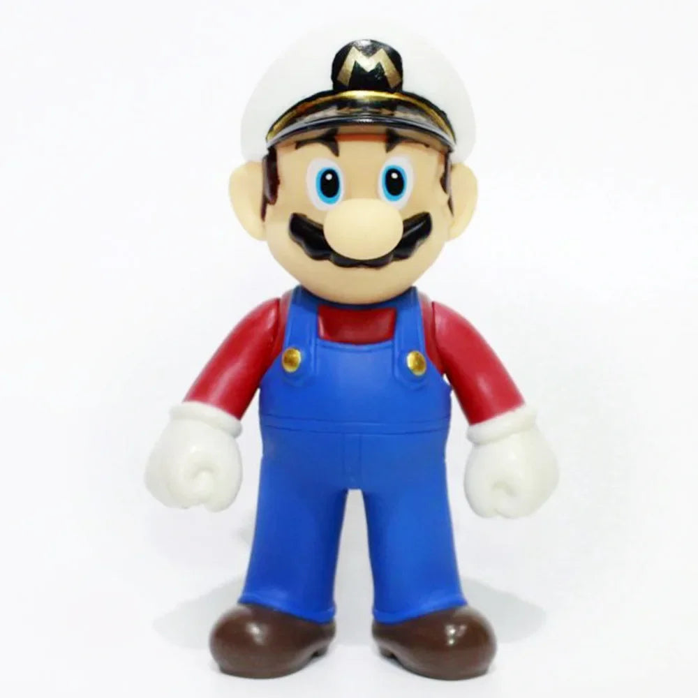 Super Mario Bros Action Figure Toys Toad Peach Luigi Yoshi Donkey Kong Wario Anime Model Ornaments For Children Birthday Gift