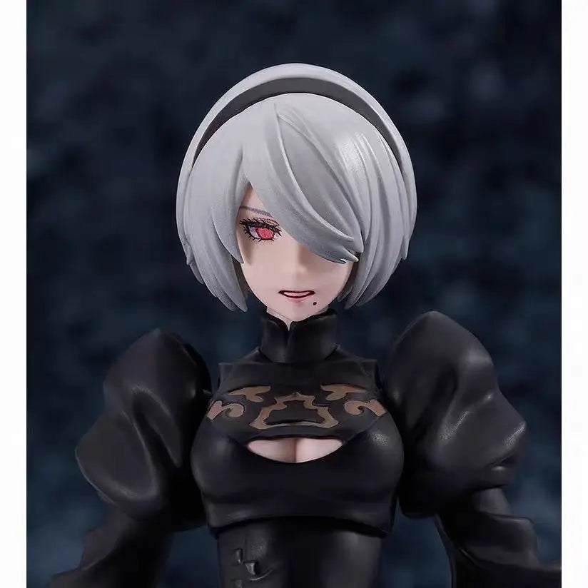 In Stock Figma 643 2B（YoRHa No.2 TypeB) MaxFactory Desktop ornaments Q Ver.  Anime Figure Collection Model Gift