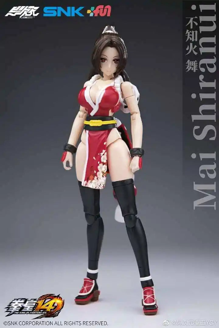 Оригинален YCY-MAI SHIRANUI SNK 1/12 мобилен костюм Cavali Atena Asamiya Girls Association Figure Collection Model Toy Gift