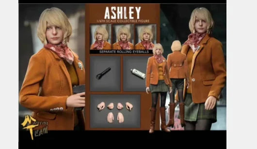 Resident Evil 4 Figur Ashley Graham Anime-Figur Pullover kurzer Rock Ashley Actionfigur Modell Statue Custom Spielzeug