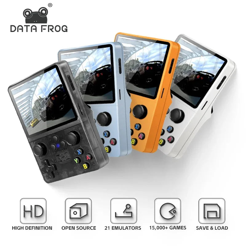 R35S 3.5 Inch IPS Screen Retro Handheld Video Game Console Portable Pocket Video Player 64G/128GB Games Linux Systemgame console