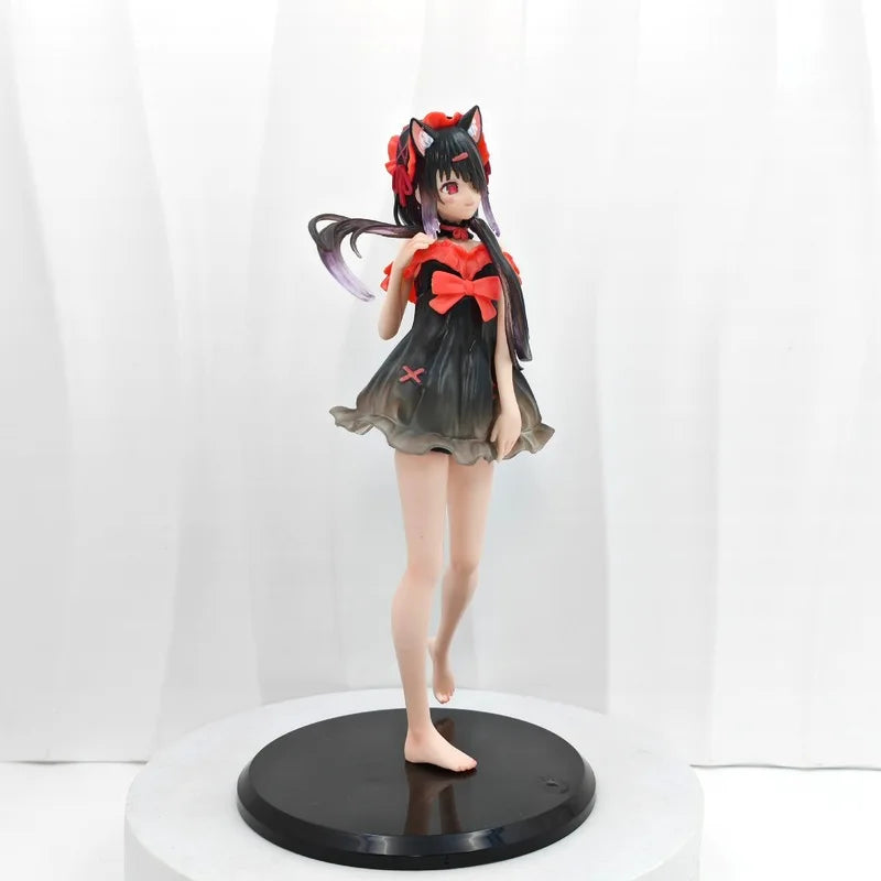 New Date A Live Handmade: Sazaki Crazy Three Pajamas Crazy Three Beautiful Girl Desktop Accessories Model Toy Gift