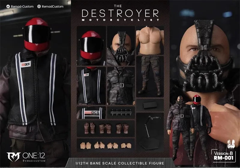 In Stock Remad Custom Rm001 1/12 The Destroyer  Action Figure With Detailed Realistic Camouflage Gear Full Set Model Toys