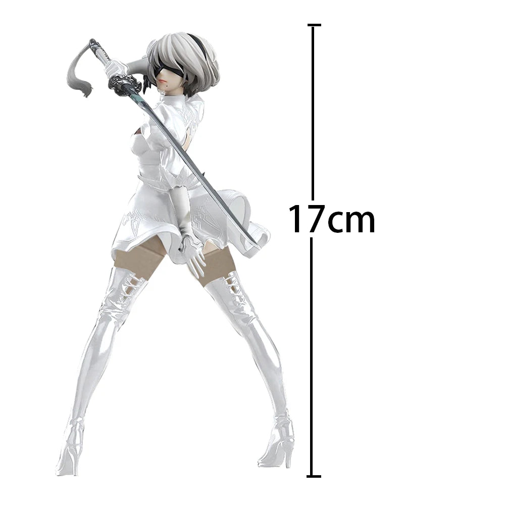 Game Figure 2B standing Action figures A2yorha figurine 9Syorha figure PVC model Adult Ornament Collection Model Toy Gift 21.5cm