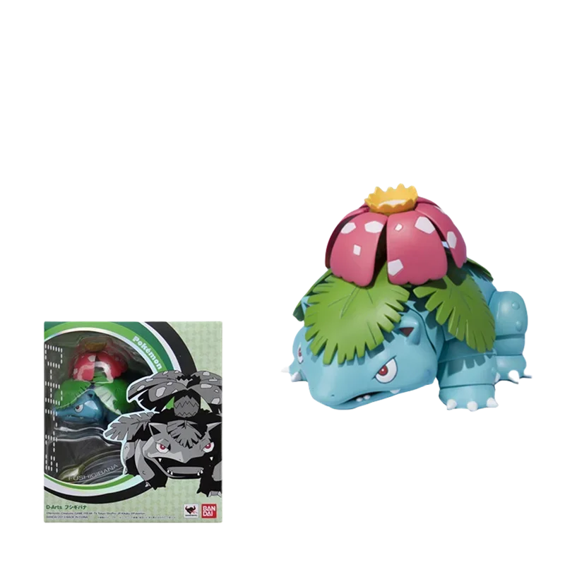 Genuine Bandai POKEMON D-Arts Mewtwo Bulbasaur Anime Action Figures Model Figure Toys Collectible Gift for Toys Hobbies Children