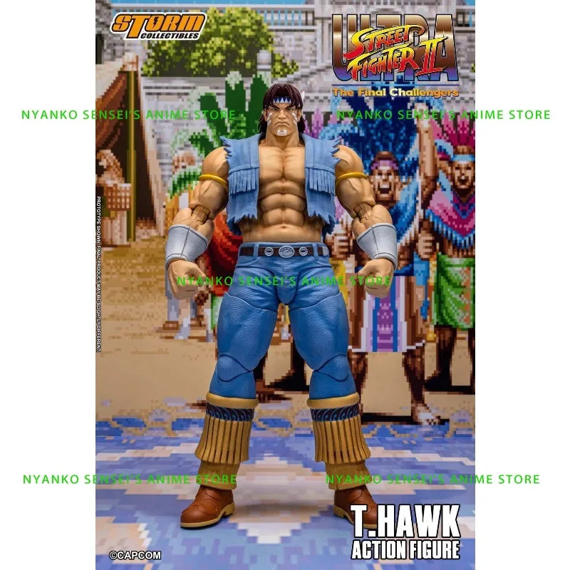 In Stock Storm Toys Ultra Street Fighter II T.Hawk The Final Challenger Action Figure Anime Model Trendy Toy Desktop Collectible