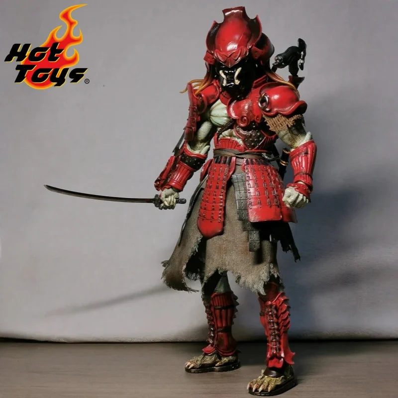 In Stock Original HOTTOYS HT 1/6 AC06《Alien Vs Predator》Samurai Predator Action Figures Collectable Model Surprise Toy Gift