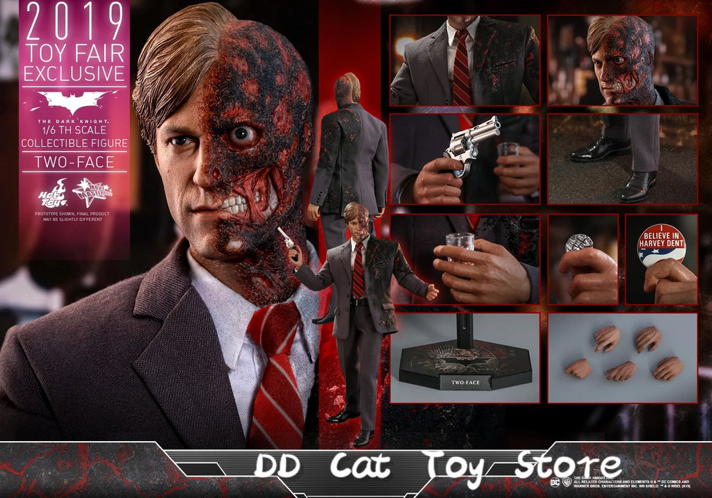 In Stock Genuine Hottoys HT MMS546 1/6 Dark Knight Two-Face Dolls Full Set 12Inch Male Soldier Action Figure Collectible Toy