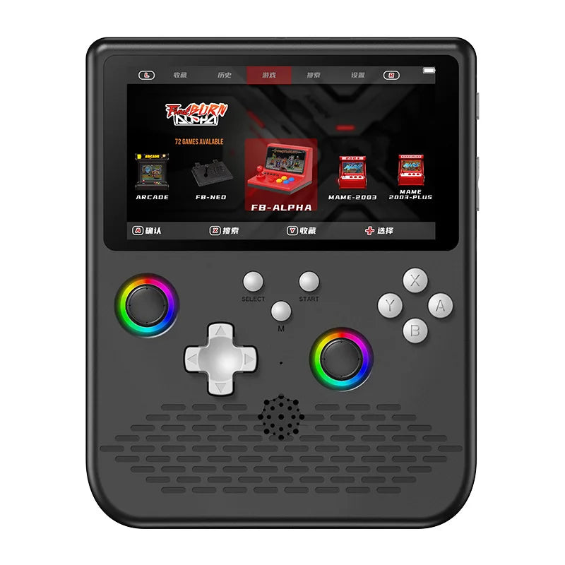 Retro Handheld Games Console Portable Retro Gaming Console Linux System 5.0-inch IPS Screen HD Output 64GB 20000+ Retro Games