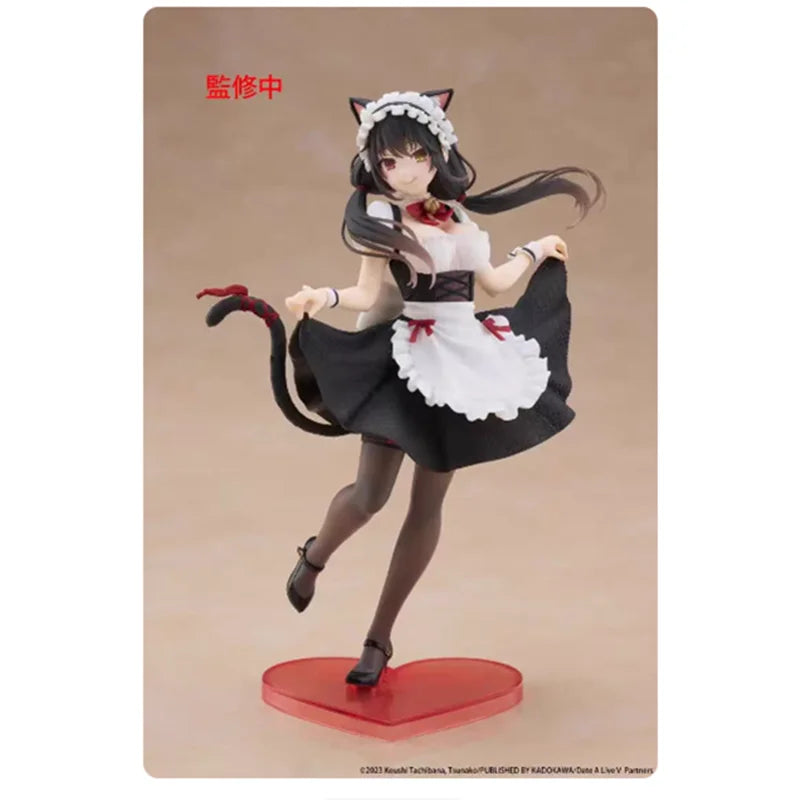 В наличност Оригинален TAITO DATE A LIVE Токисаки Куруми PVC 18 см аниме герой модел колекция играчки подаръци