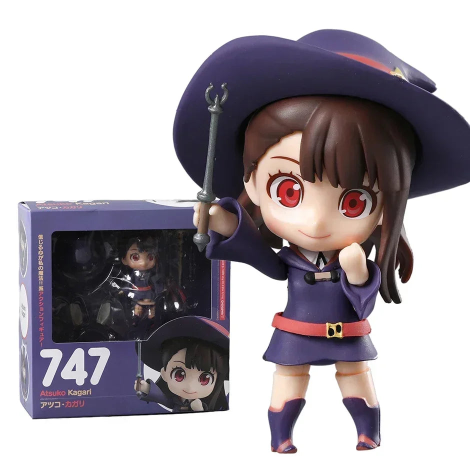 Atsuko Kagari 747 Little Witch Academia Q Face Doll Action Figure Collectible Model Toy Gift