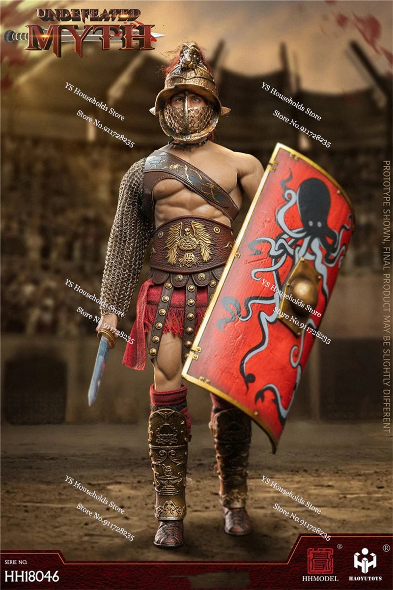 HHMODEL x HAOYUTOYS HH18046 1/6 Empire Legion-Undefeated Myth Sword Shield Model Ornament 12" Full Set Brave Guy Figurine Model