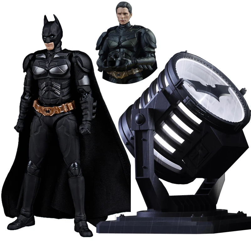 MODOKING Original The Batman Bat-Signal SDARK KNIGHT TRILOGY DC 1:12 Deluxe Edition Action Figure Justice League Model Toys Gift