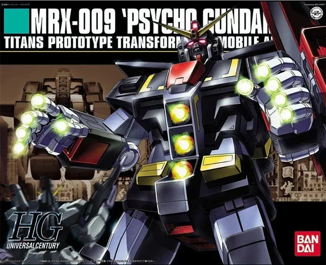 Original Brand New New Product Bandai Banpresto Hguc 049 1/144 Mrx-009 Psyco Gundam Plastic Model Kit Movable Figure Toy Gift