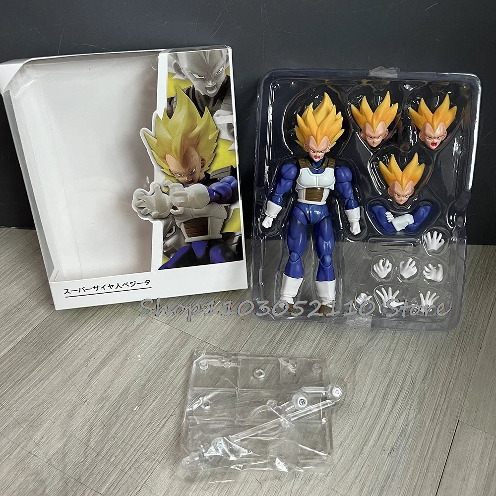 Anime Dragon Ball Z Super Saiyan Vegeta Majin Vegeta Action Figure Shf Superhero S.H.Figuarts Figure Toy Model Birthday Gift